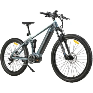 Hurley Bikes Riptide 19-inch Dual Suspension E-Mountain Bike, GreenHurley Bikes Riptide 19-inch Dual Suspension E-Mountain Bike, Green